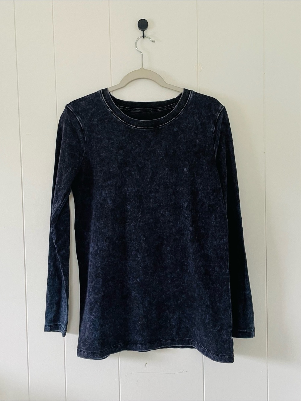 Washed Black Long Sleeve Tee